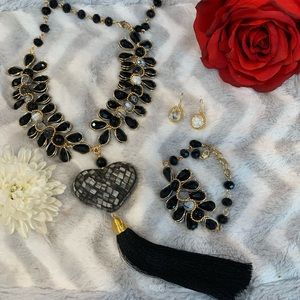 handmade wire necklace set